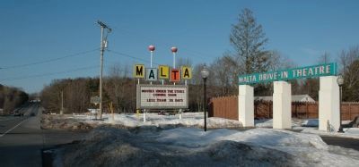 Malta Drive-In Signs Marker image. Click for full size.