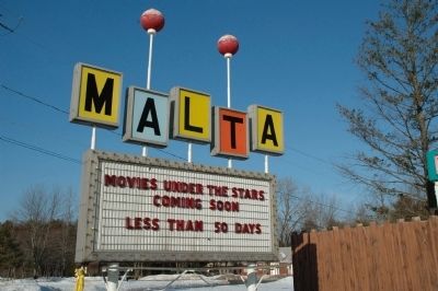 Malta Drive-In Signs image. Click for full size.