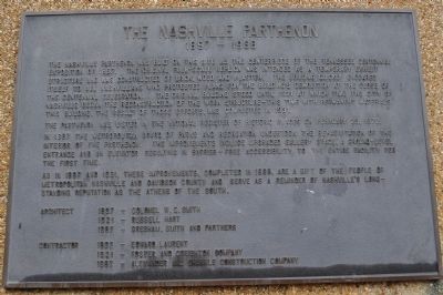 The Nashville Parthenon Marker image. Click for full size.