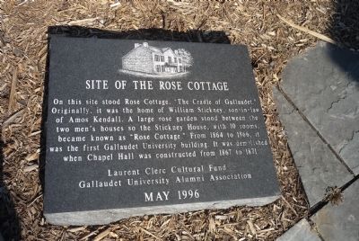 Site of the Rose Cottage Marker image. Click for full size.