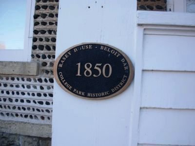 Beloit DAR - College Park Historic District building plaque. Click for full size. Beloit DAR - College Park Historic District building plaque image. Click for full size.