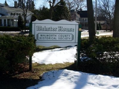 The Webster House Sign image. Click for full size.
