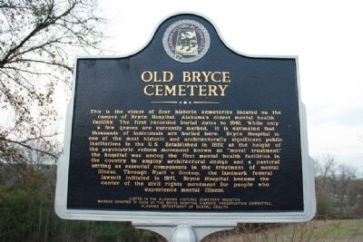 Old Bryce Cemetery Marker image. Click for full size.