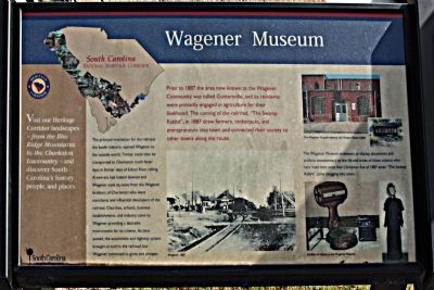 Wagener Museum Marker image. Click for full size.