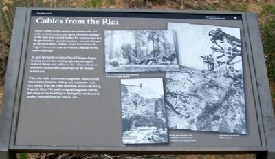 Cables from the Rim Marker. Click for full size. Cables from the Rim Marker image. Click for full size.