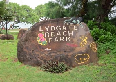 The Lydgate Pools are located in Lydgate Beach Park.... image. Click for full size.