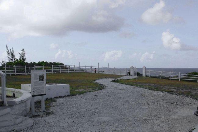 Grand Turk Historic Lighthouse Marker seen at northern tip of Grand Turk Island. Click for full size. Grand Turk Historic Lighthouse Marker seen at northern tip of Grand Turk Island image. Click for full size.