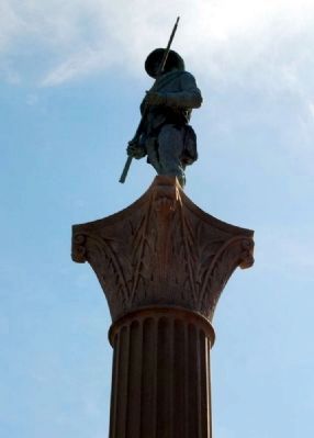 Spartanburg Confederate War Monument Statue image. Click for full size.