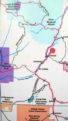 Area Map on Glendale Orientation Center Marker image. Click for full size.