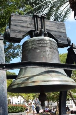 St. Thomas Liberty Bell Reproduction image. Click for full size.