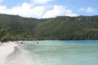 Magens Bay Beach, looking southwest image. Click for full size.