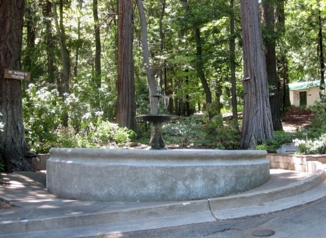 The Alexander Dunsmuir Fountain and Marker. Click for full size. The Alexander Dunsmuir Fountain and Marker image. Click for full size.