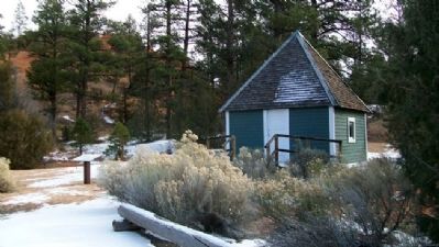 Podunk Guard Station and Marker. Click for full size. Podunk Guard Station and Marker image. Click for full size.