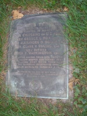 Chaplains Memorial Marker image. Click for full size.