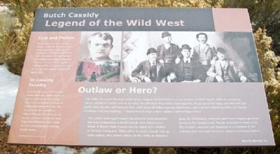 Butch Cassidy Marker image. Click for full size.