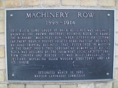 Machinery Row Marker image. Click for full size.