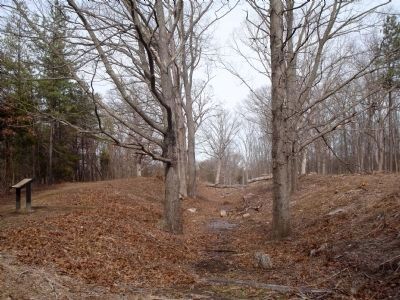 The Unfinished Railroad Marker. Click for full size. The Unfinished Railroad Marker image. Click for full size.