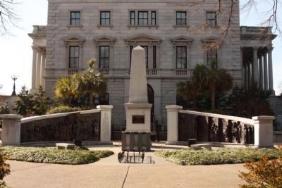 The State House , East grounds , The African-American Memorial image. Click for full size.