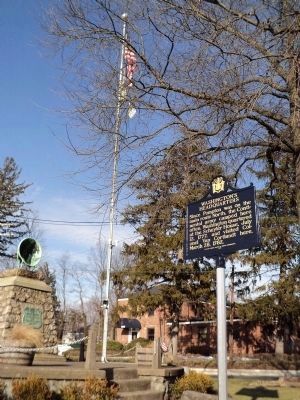 Washington’s Headquarters Marker. Click for full size. Washington’s Headquarters Marker image. Click for full size.