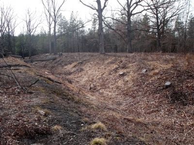 Unfinished Railroad Cut. Click for full size. Unfinished Railroad Cut image. Click for full size.