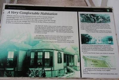 A Very Comfortable Habitation Marker image. Click for full size.