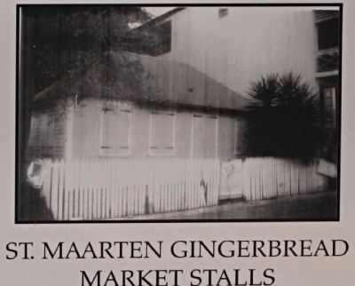 St. Maarten Gingerbread Market Stalls Marker image. Click for full size.