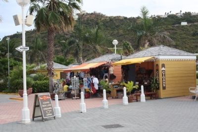 St. Maarten Gingerbread Market Stalls image. Click for full size.