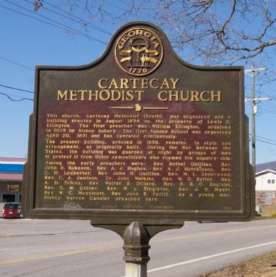 Cartecay Methodist Church Marker image. Click for full size.