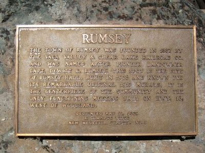 Rumsey Marker image. Click for full size.