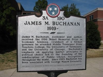 James M. Buchanan Marker image. Click for full size.