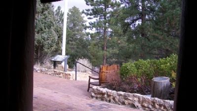 Bryce Canyon Lodge and Markers image. Click for full size.