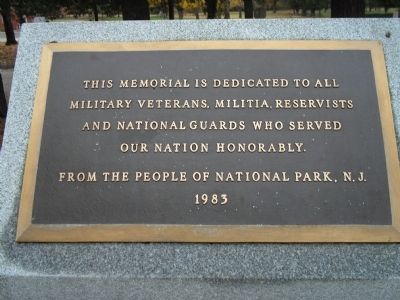 National Park Armed Service Monument Marker image. Click for full size.