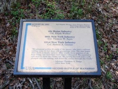 Second Brigade Marker. Click for full size. Second Brigade Marker image. Click for full size.