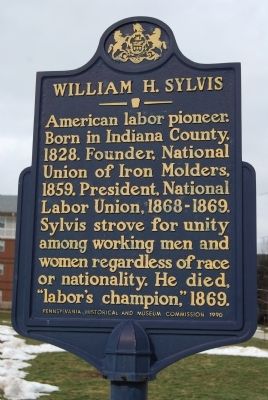 William H. Sylvis Marker image. Click for full size.