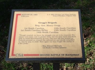Greggs Brigade Marker image. Click for full size.