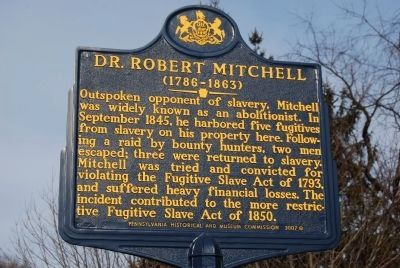 Dr. Robert Mitchell Marker image. Click for full size.