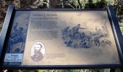 Grovers Attack ▪ Union Bayonet Charge Marker image. Click for full size.