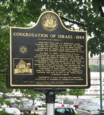 Congregation of Israel Marker image. Click for full size.