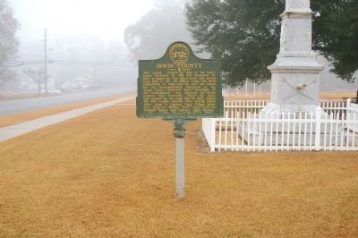 Irwin County Marker image. Click for full size.