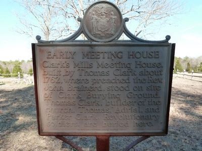 Early Meeting House Marker image. Click for full size.