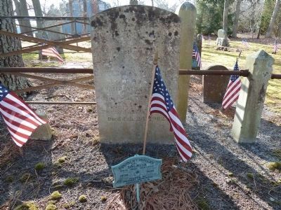 Revolutionary War Privateer Captain and Soldier John Van Sant (metal marker) image. Click for full size.