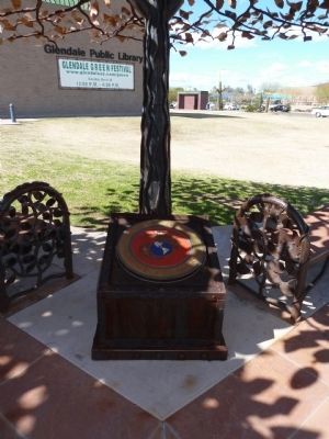 Veterans Memorial - Marine Corps Plaque image. Click for full size.