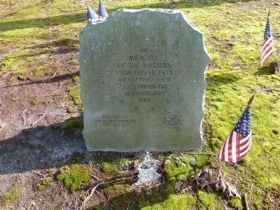 Memorial stone placed by the descendants of the deceased. image. Click for full size.