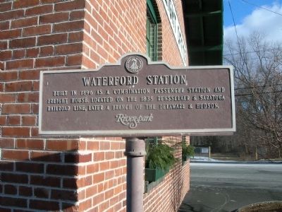 Waterford Station Marker. Click for full size. Waterford Station Marker image. Click for full size.