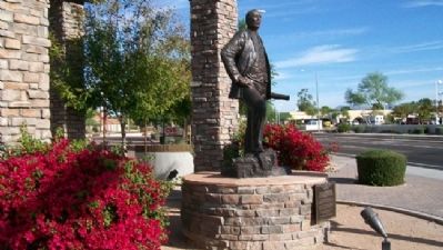 Charles Miller Statue and Marker. Click for full size. Charles Miller Statue and Marker image. Click for full size.