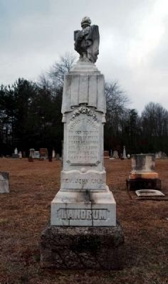 Rev. John Gill Landrum<br>Monument - East Inscription. Click for full size. Rev. John Gill Landrum<br>Monument - East Inscription image. Click for full size.
