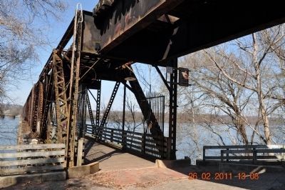 Old Railroad Bridge Lower Deck image. Click for full size.