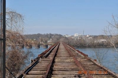 Old Railroad Bridge Upper Deck image. Click for full size.