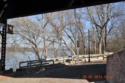 Old Railroad Bridge Marker image. Click for full size.