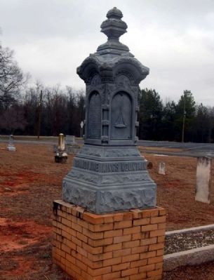 Joshua Hawkins Monument -<br>Northwest Corner. Click for full size. Joshua Hawkins Monument -<br>Northwest Corner image. Click for full size.